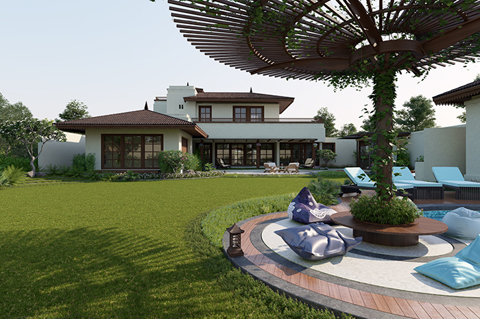 Sandal Wood 3D  - S House Architects